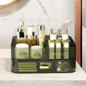 Makeup Organizer with Stackable Drawers, Bathroom Vanity Organizers and Storage
